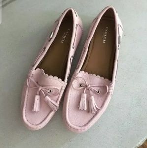 ISO COACH olympia tassel loafers in petal